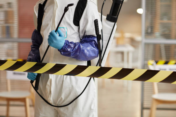 Professional Biohazard technician working in Bow, WA